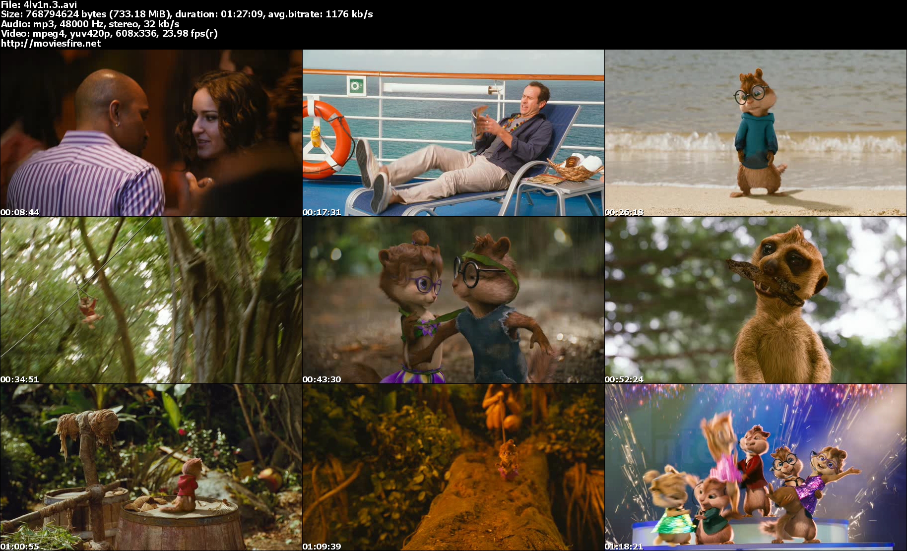 Alvin y las ardillas 3 [dvdrip][audiolatino][mf] | My Blog
