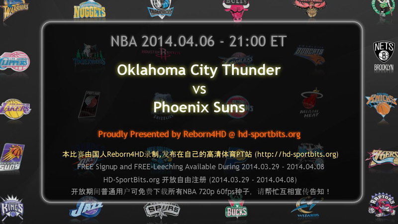 NBA 2014 04 06 Thunder vs Suns 720p HDTV 60fps x264-Reborn4HD preview 0