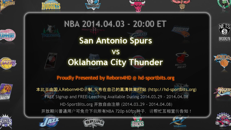 NBA 2014 04 03 Spurs vs Thunder 720p HDTV 60fps x264-Reborn4HD preview 0