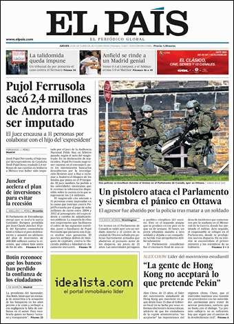 EL PAIS 23 DE OCTUBRE el pais 23 de octubre: