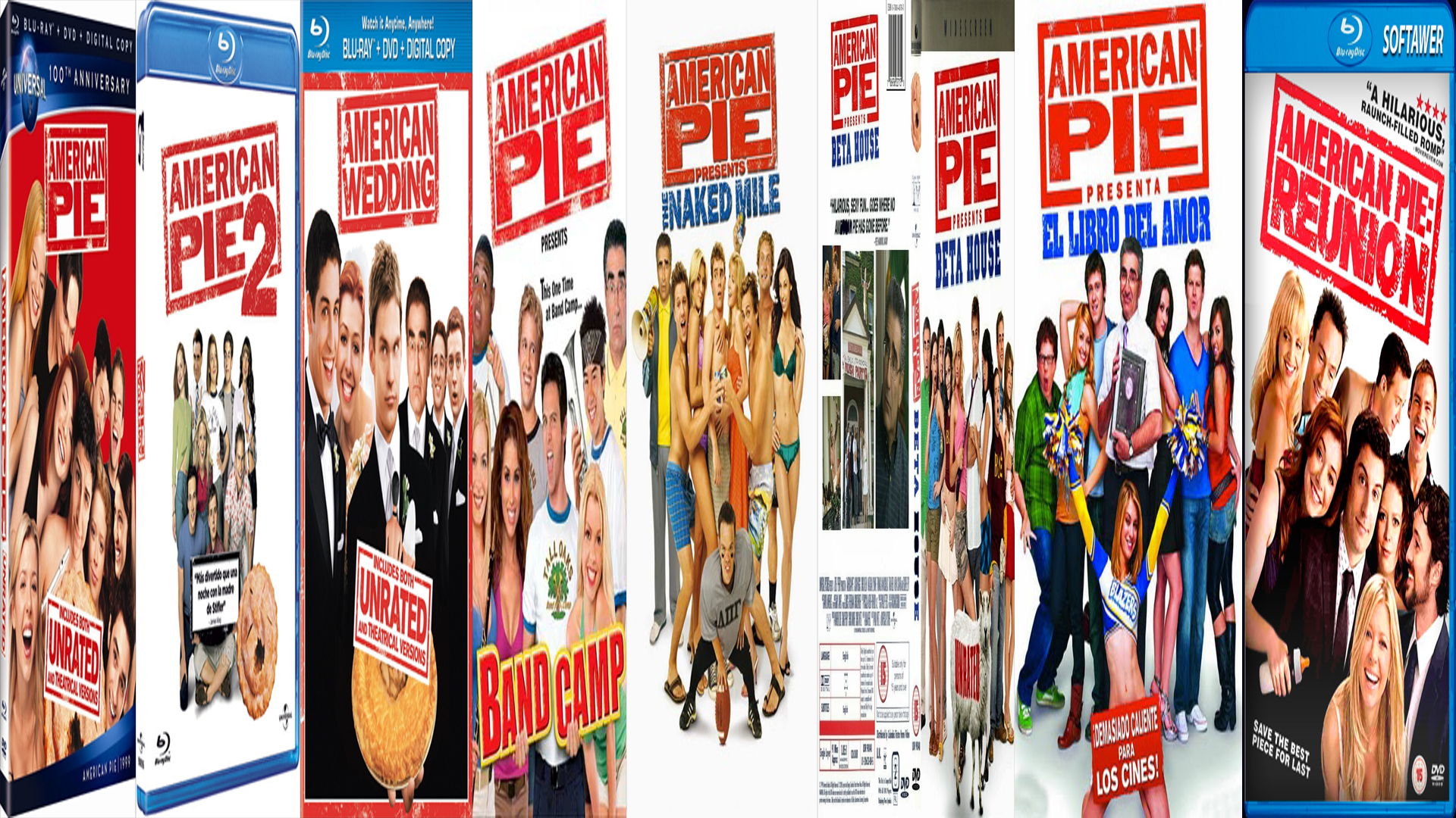 Saga American Pie (1999-2012) HD 1080p Latino - Identi