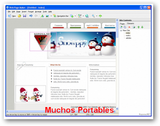 Portable Web Page Maker