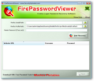 Portable FirePasswordViewer