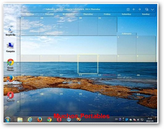 Desktop Calendar Portable