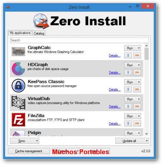 Portable Zero Install