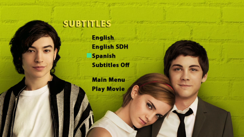 The Perks Of Being A Wallflower Subtitulada Español The Perks of Being a Wallflower [2012] [DVDCustom] [NTSC] [Ingles