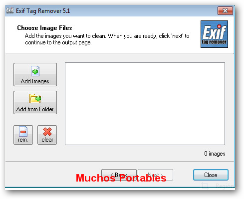 Portable Exif Tag Remover