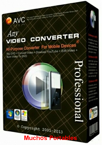 Any Video Converter Professional 5.7.8 Español Portable