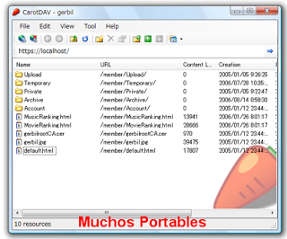 Portable CarotDAV